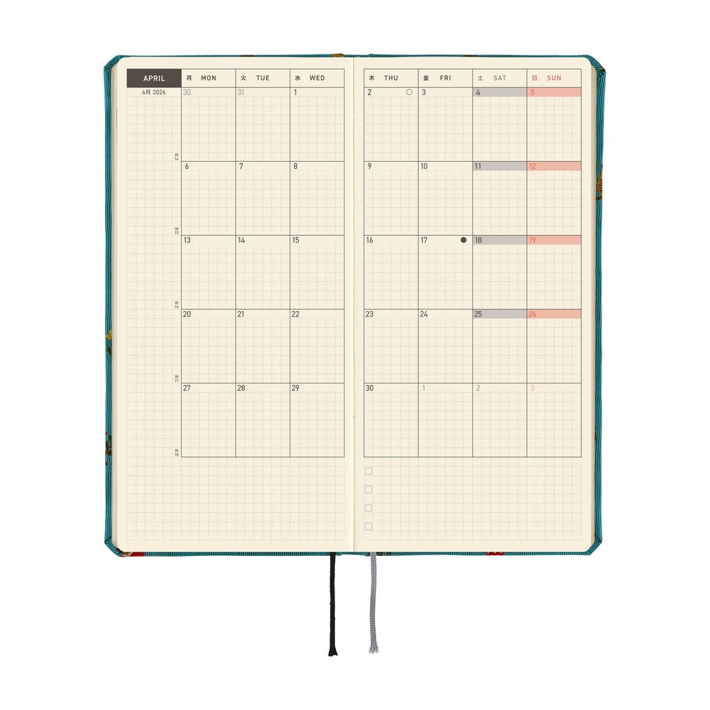 Hobonichi Planner Weeks 2026 ENG Bow & Tie