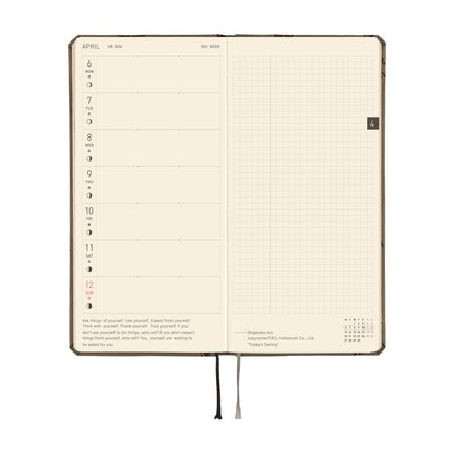 Hobonichi Planner Weeks 2026 ENG Bow & Tie