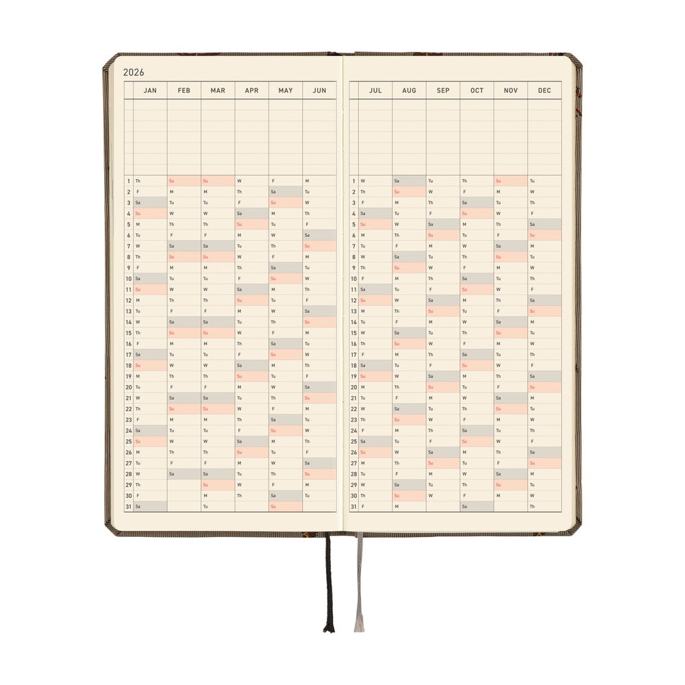 Hobonichi Planner Weeks 2026 ENG Bow & Tie