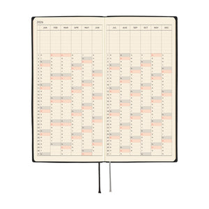 Hobonichi Planner Weeks 2026 ENG White Line