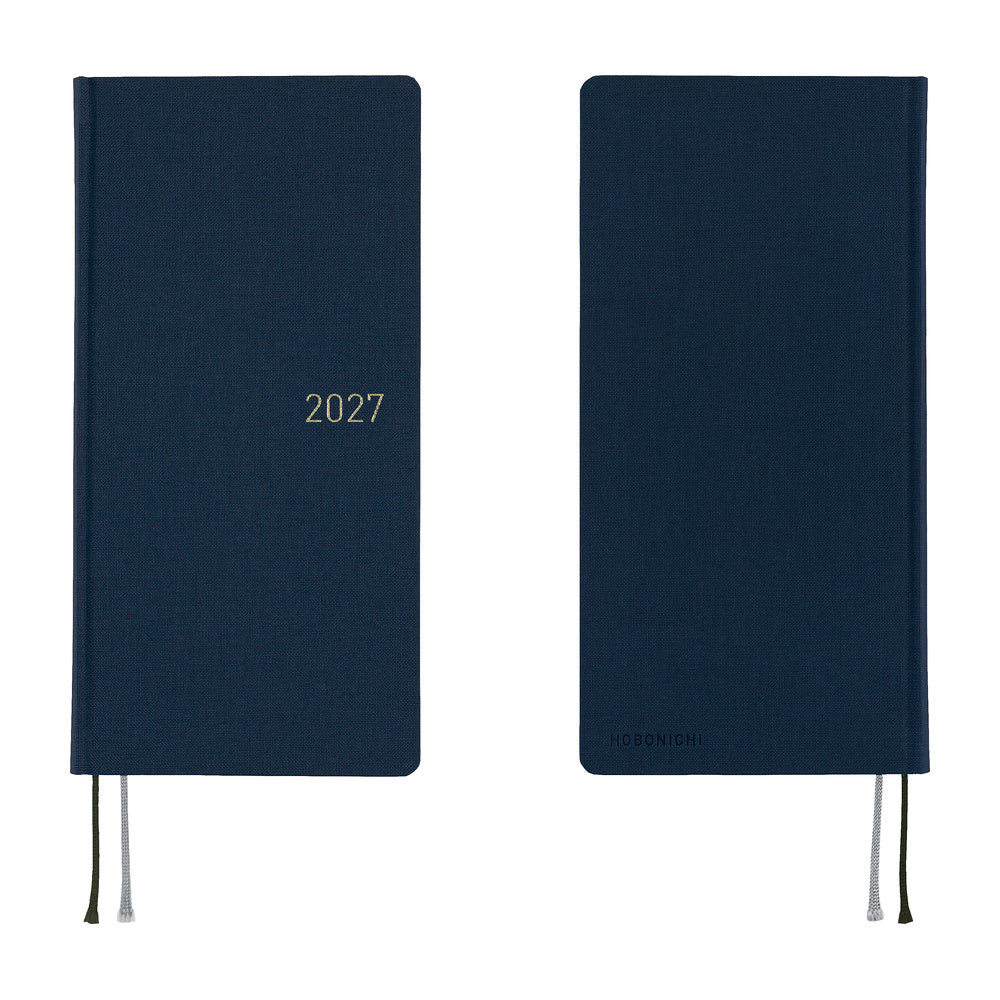Hobonichi 2027 Planner Weeks ENG Colors: Midnight Blue