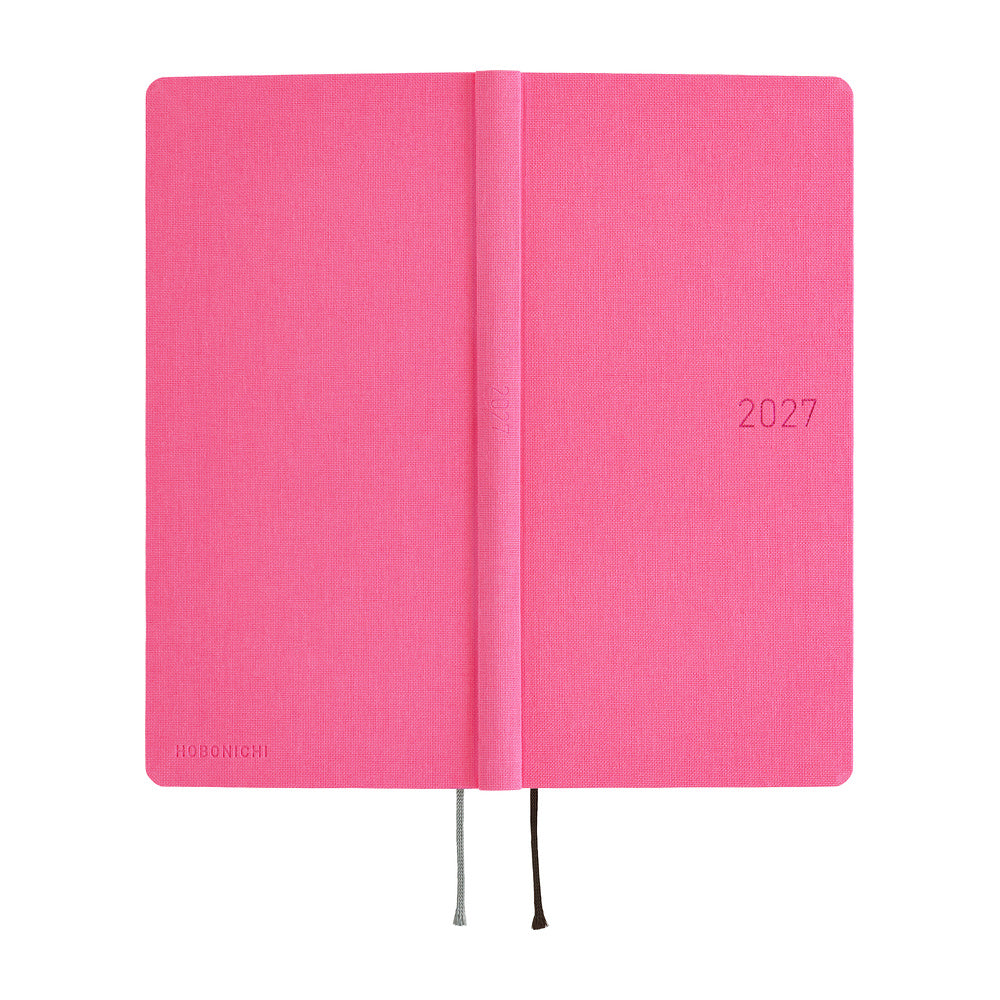 Hobonichi 2027 Planner Weeks ENG Colors: Pink Sapphire