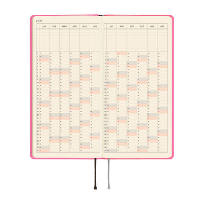 Hobonichi 2027 Planner Weeks ENG Colors: Pink Sapphire