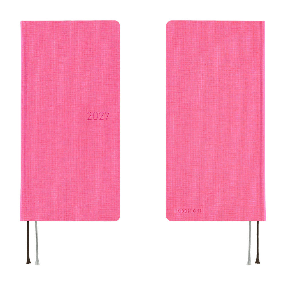 Hobonichi 2027 Planner Weeks ENG Colors: Pink Sapphire