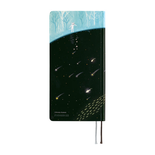 Hobonichi 2027 Planner Weeks ENG Hiroko Kubota: Meteor Shower in the Light Blue Forest