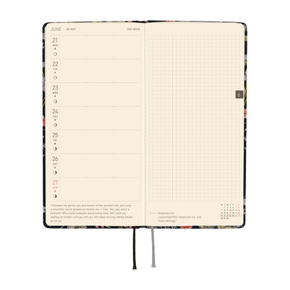 Hobonichi 2027 Planner Weeks ENG Liberty Fabrics: Floral Remedy