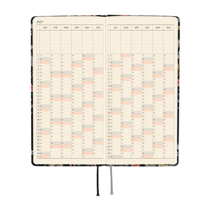 Hobonichi 2027 Planner Weeks ENG Liberty Fabrics: Floral Remedy
