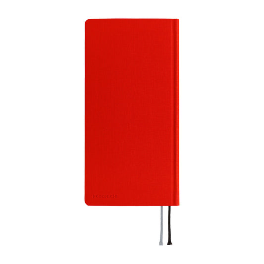 Hobonichi 2027 Planner Weeks MEGA ENG Colors: Poppy Red