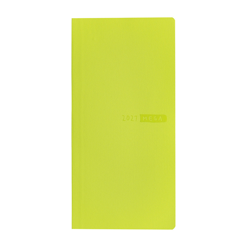 Hobonichi 2027 Planner Weeks MEGA ENG Sneaker: Lime Green