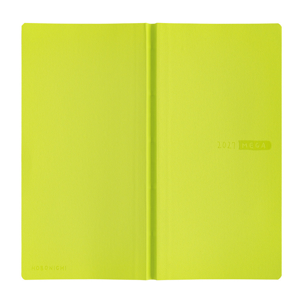Hobonichi 2027 Planner Weeks MEGA ENG Sneaker: Lime Green