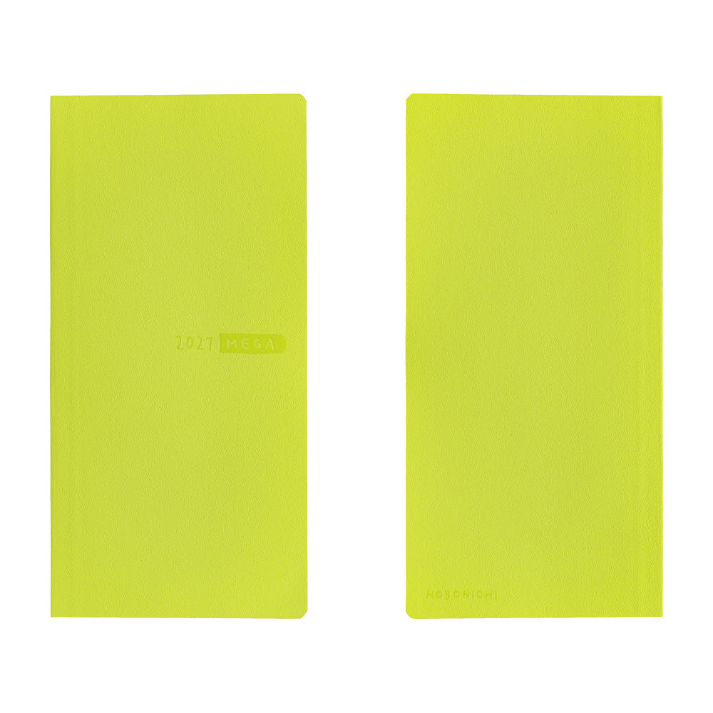 Hobonichi 2027 Planner Weeks MEGA ENG Sneaker: Lime Green