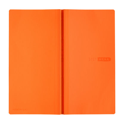 Hobonichi 2027 Planner Weeks MEGA ENG Sneaker: Mandarin Orange