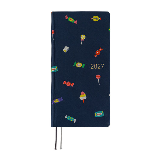 Hobonichi 2027 Planner Weeks MEGA ENG Bow & Tie: Candy Dream