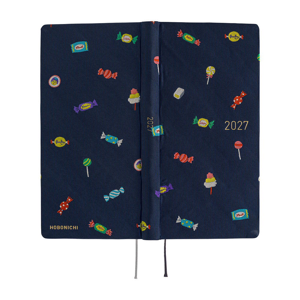 Hobonichi 2027 Planner Weeks MEGA ENG Bow & Tie: Candy Dream