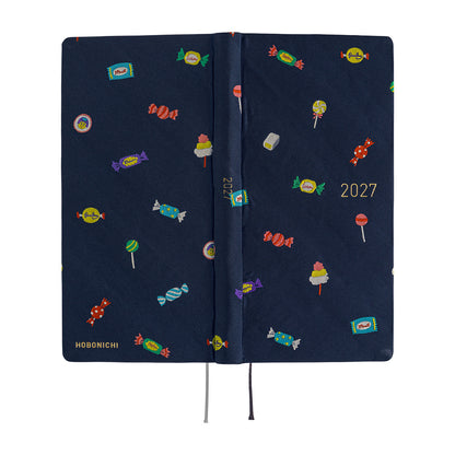 Hobonichi 2027 Planner Weeks MEGA ENG Bow & Tie: Candy Dream