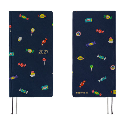 Hobonichi 2027 Planner Weeks MEGA ENG Bow & Tie: Candy Dream