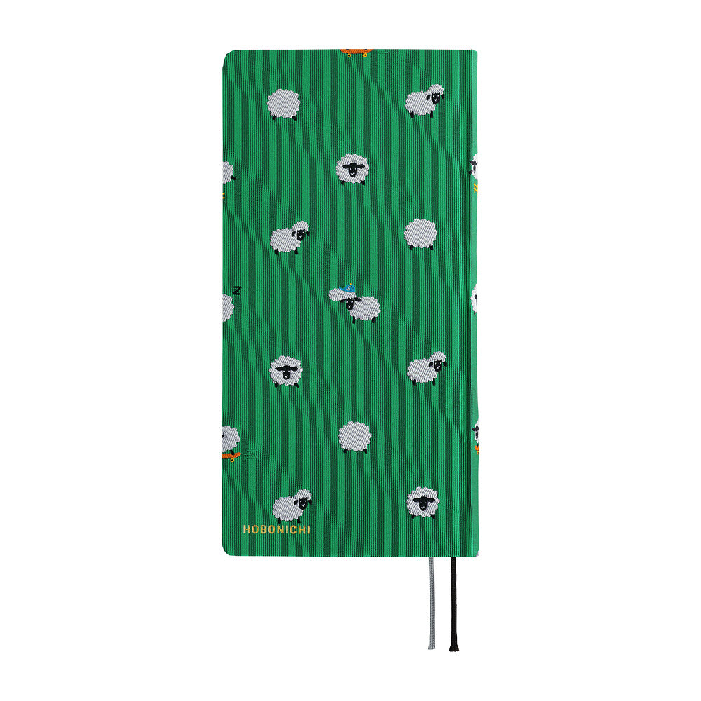Hobonichi 2027 Planner Weeks MEGA ENG Bow & Tie: Sheep Sheep Sheep