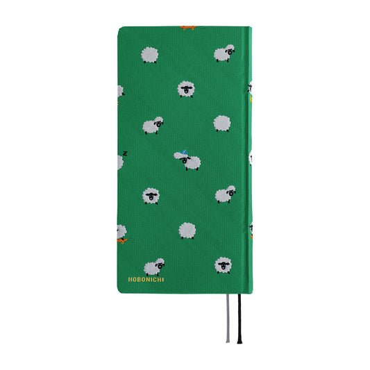 Hobonichi 2027 Planner Weeks MEGA ENG Bow & Tie: Sheep Sheep Sheep