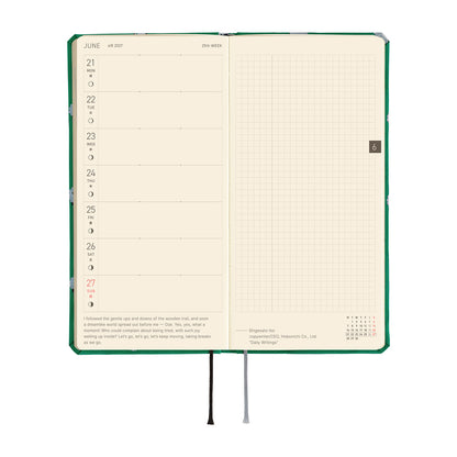Hobonichi 2027 Planner Weeks MEGA ENG Bow & Tie: Sheep Sheep Sheep