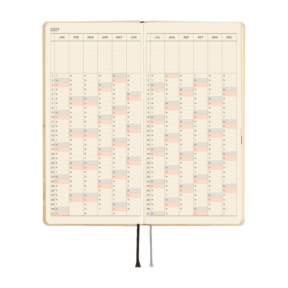 Hobonichi 2027 Planner Weeks ENG Akiko Miyakoshi: Once, in Spring