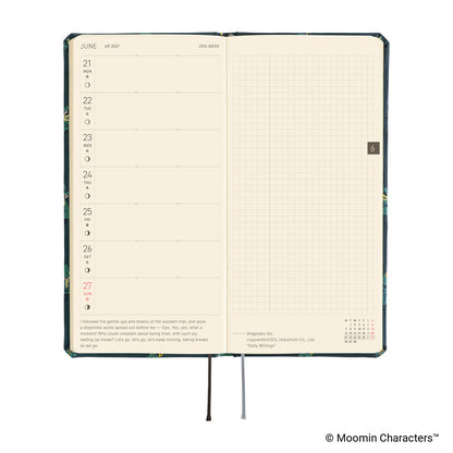 Hobonichi 2027 Planner Weeks ENG Moomin: A Day in the Life of Snufkin
