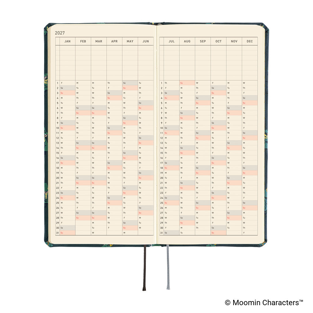 Hobonichi 2027 Planner Weeks ENG Moomin: A Day in the Life of Snufkin