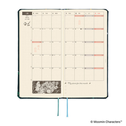 Hobonichi 2027 Planner Weeks JPN Moomin: A Day in the Life of Snufkin