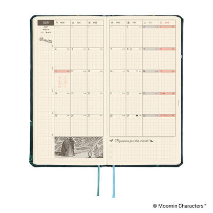 Hobonichi 2027 Planner Weeks JPN Moomin: A Day in the Life of Snufkin