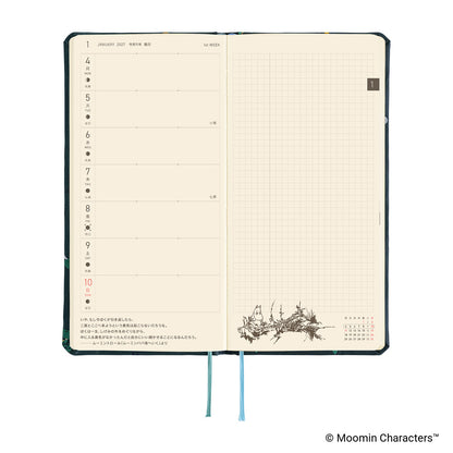 Hobonichi 2027 Planner Weeks JPN Moomin: A Day in the Life of Snufkin