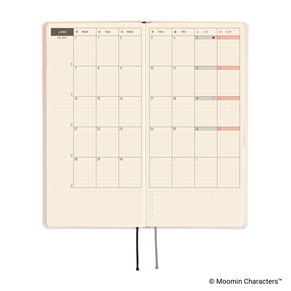 Hobonichi 2027 Planner Weeks ENG Moomin: At the Table