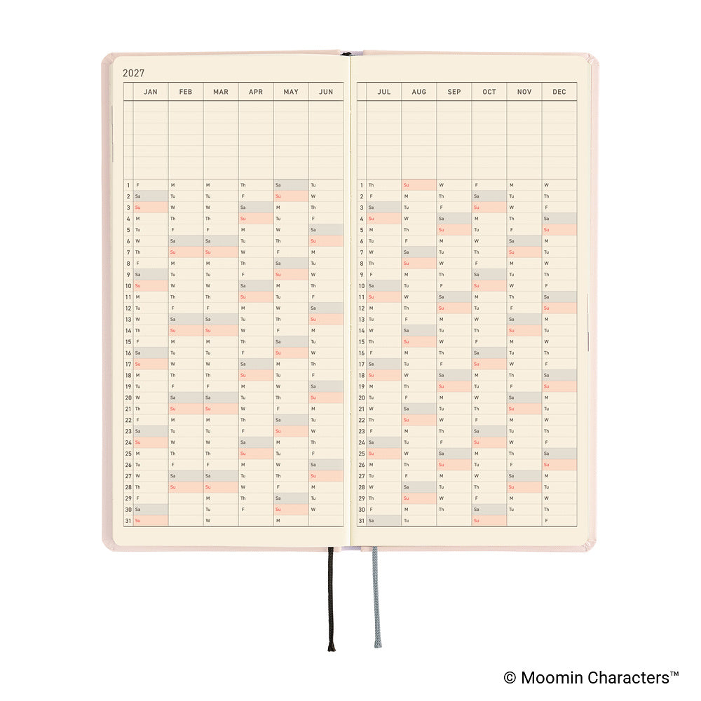 Hobonichi 2027 Planner Weeks ENG Moomin: At the Table