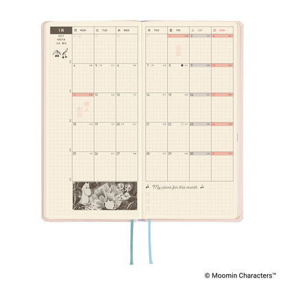 Hobonichi 2027 Planner Weeks JPN Moomin: At the Table