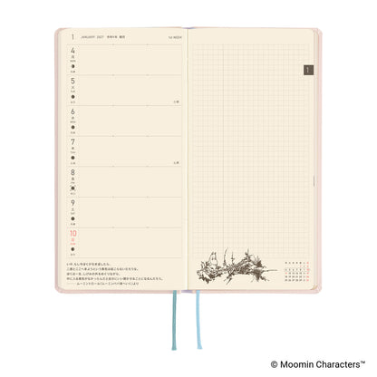 Hobonichi 2027 Planner Weeks JPN Moomin: At the Table