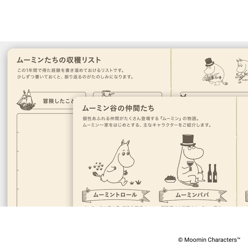 Hobonichi 2027 Planner Weeks JPN Moomin: At the Table