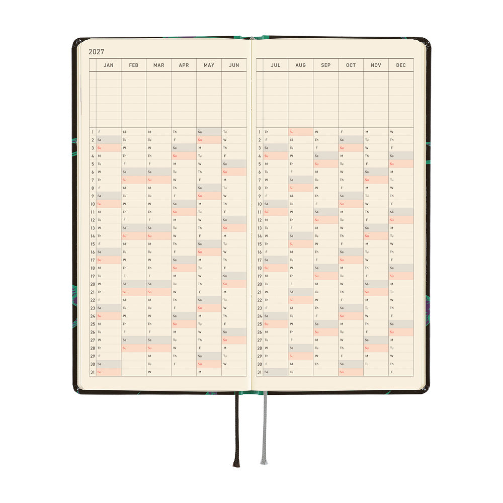Hobonichi 2027 Planner Weeks ENG Natal Design: Lucky Swallow