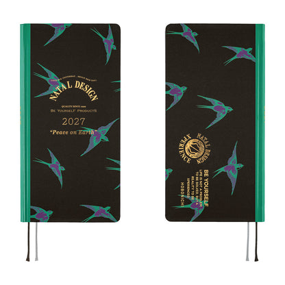 Hobonichi 2027 Planner Weeks ENG Natal Design: Lucky Swallow