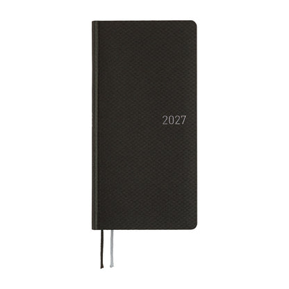 Hobonichi 2027 Planner Weeks ENG Paper Series: Black Argyle