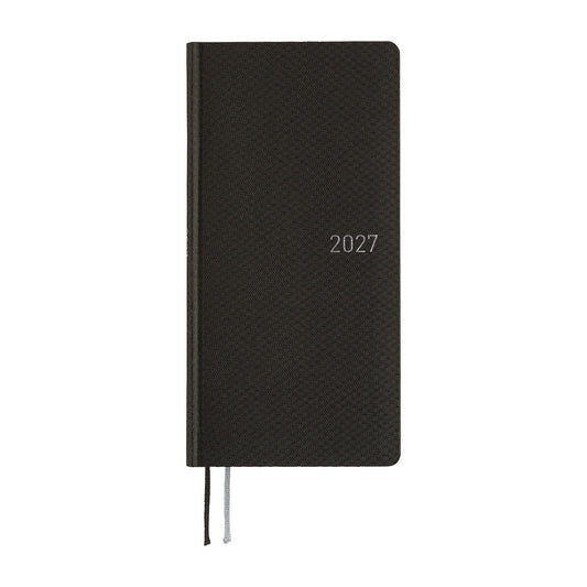 Hobonichi 2027 Planner Weeks ENG Paper Series: Black Argyle