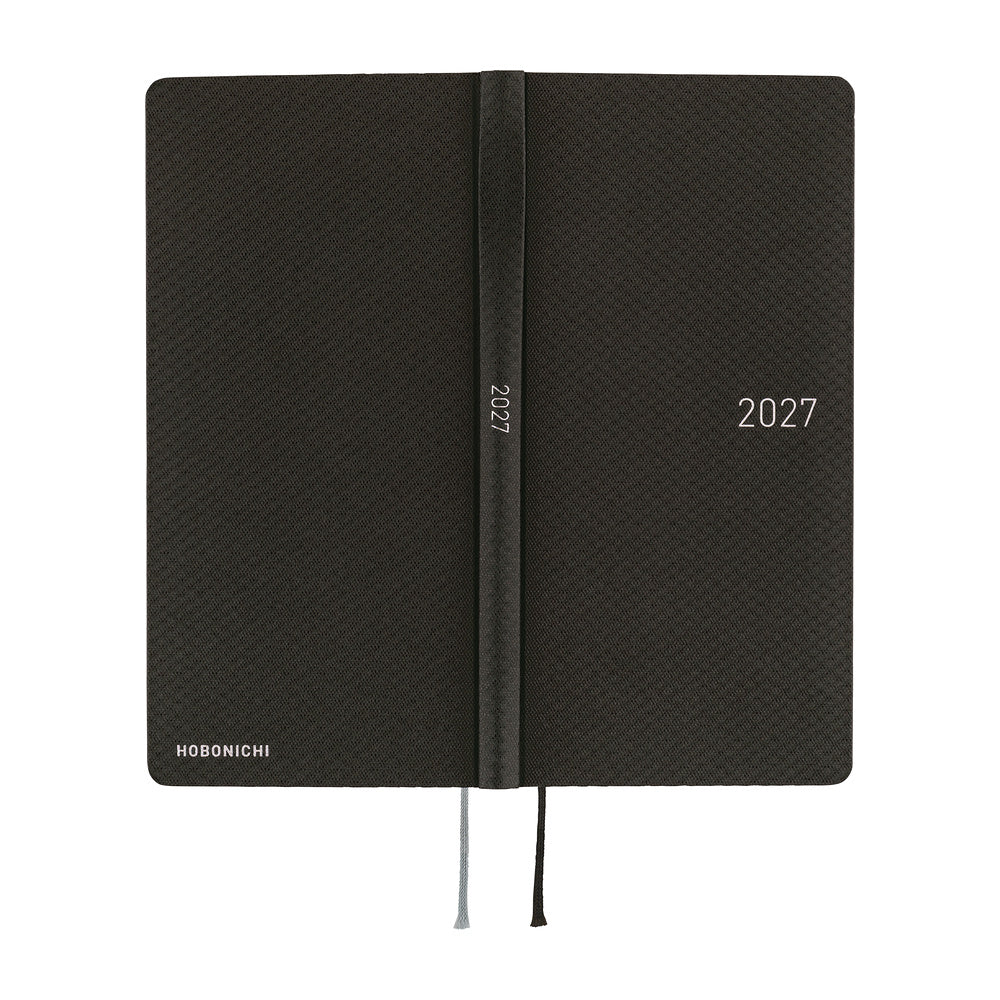 Hobonichi 2027 Planner Weeks ENG Paper Series: Black Argyle