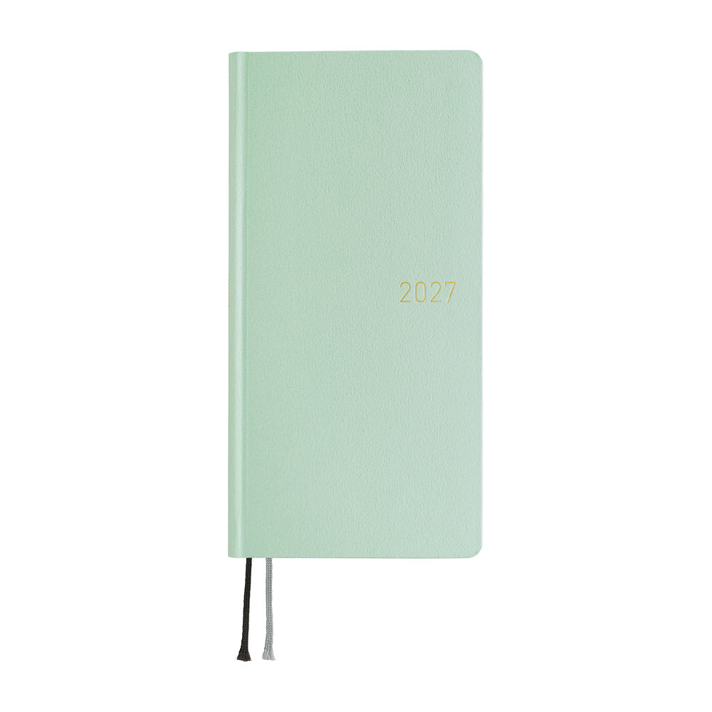 Hobonichi 2027 Planner Weeks ENG Paper Series: Frosty Jade
