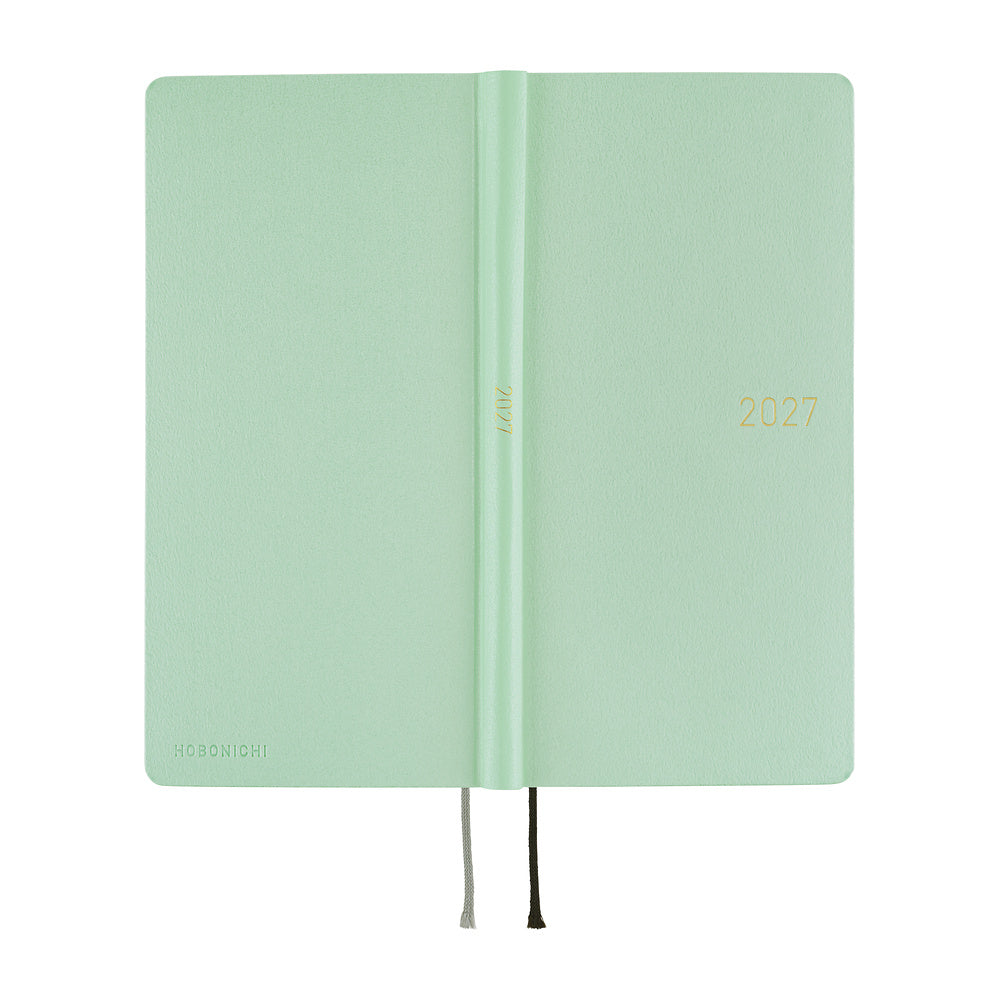 Hobonichi 2027 Planner Weeks ENG Paper Series: Frosty Jade