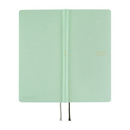Hobonichi 2027 Planner Weeks ENG Paper Series: Frosty Jade