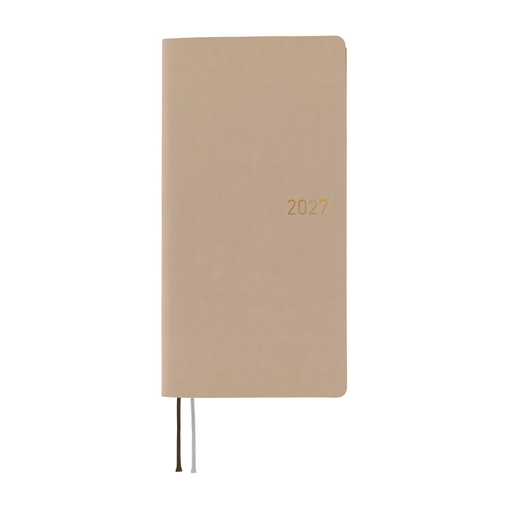 Hobonichi 2027 Planner Weeks ENG Smooth: Café au Lait