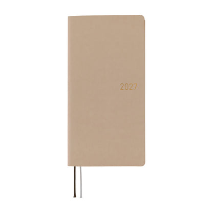 Hobonichi 2027 Planner Weeks ENG Smooth: Café au Lait