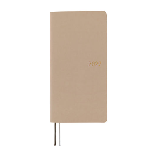 Hobonichi 2027 Planner Weeks ENG Smooth: Café au Lait