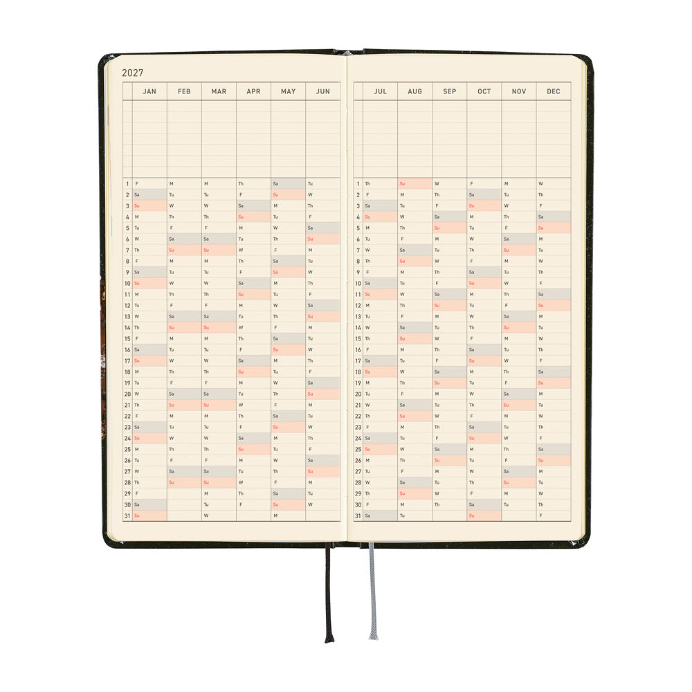 Hobonichi 2027 Planner Weeks ENG tanakadaisuke: Starlight