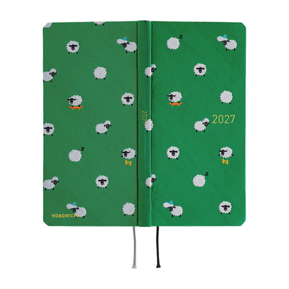 Hobonichi 2027 Planner Weeks ENG Bow & Tie: Sheep Sheep Sheep