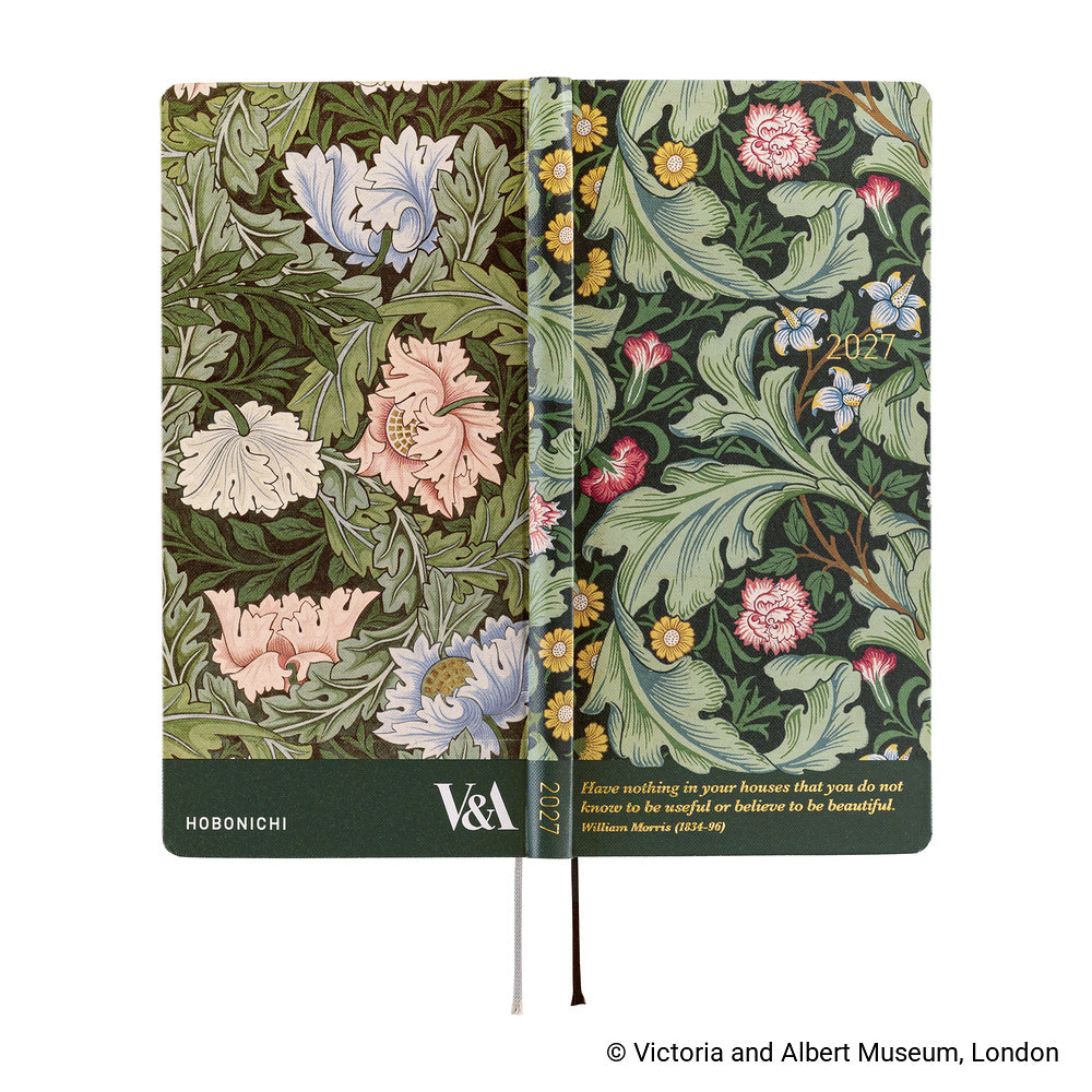 Hobonichi 2027 Planner Weeks ENG V&A Series: Leicester