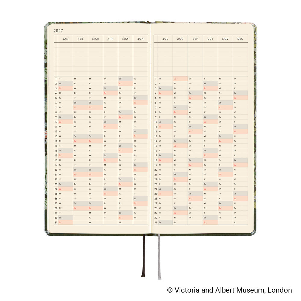 Hobonichi 2027 Planner Weeks ENG V&A Series: Leicester