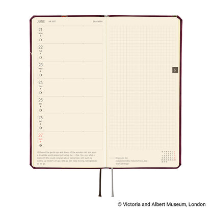 Hobonichi 2027 Planner Weeks ENG V&A Series: Welcome to the V&A